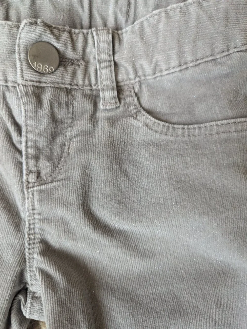 Gap Kids girl's corduroy glittery pants